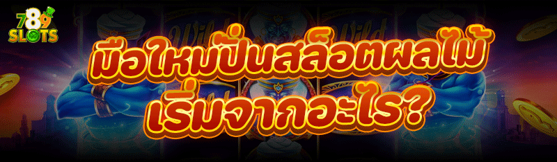 มือใหม่ ปั่นสล็อตผลไม้ เริ่มจากอะไร?